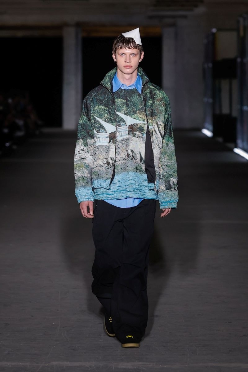 Un look Msgm spring-summer 2025 (courtesy Style capital)
