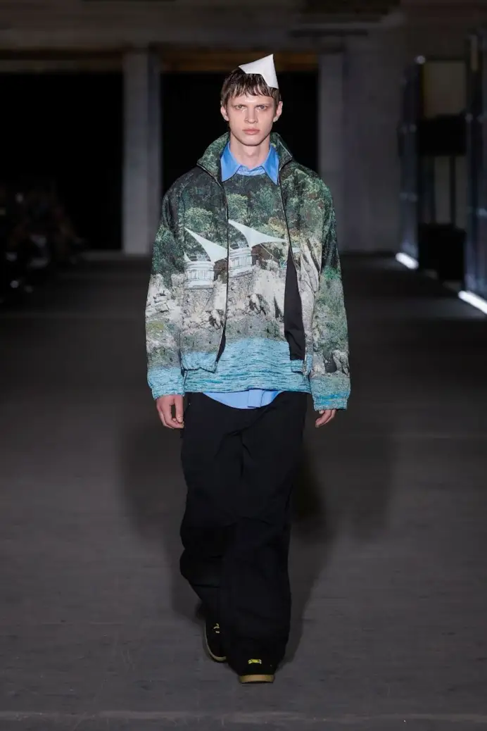 Un look Msgm spring-summer 2025 (courtesy Style capital)