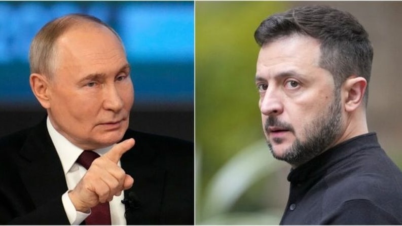 Vladimir Putin e Volodymyr Zelensky