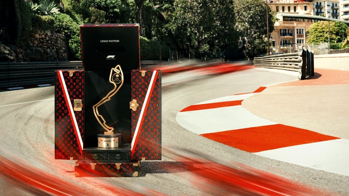 Il Trophy trunk del Grand prix di Monaco firmato Louis Vuitton (courtesy Louis Vuitton)