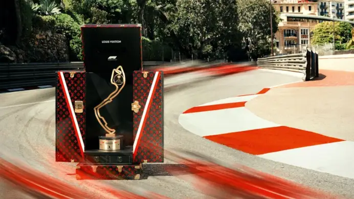Il Trophy trunk del Grand prix di Monaco firmato Louis Vuitton (courtesy Louis Vuitton)