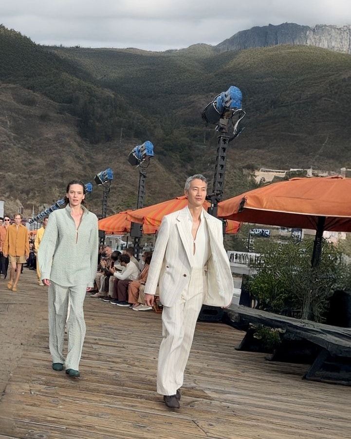 Un momento dello show di Zegna spring-summer 2027 (ph Stefano Roncato)