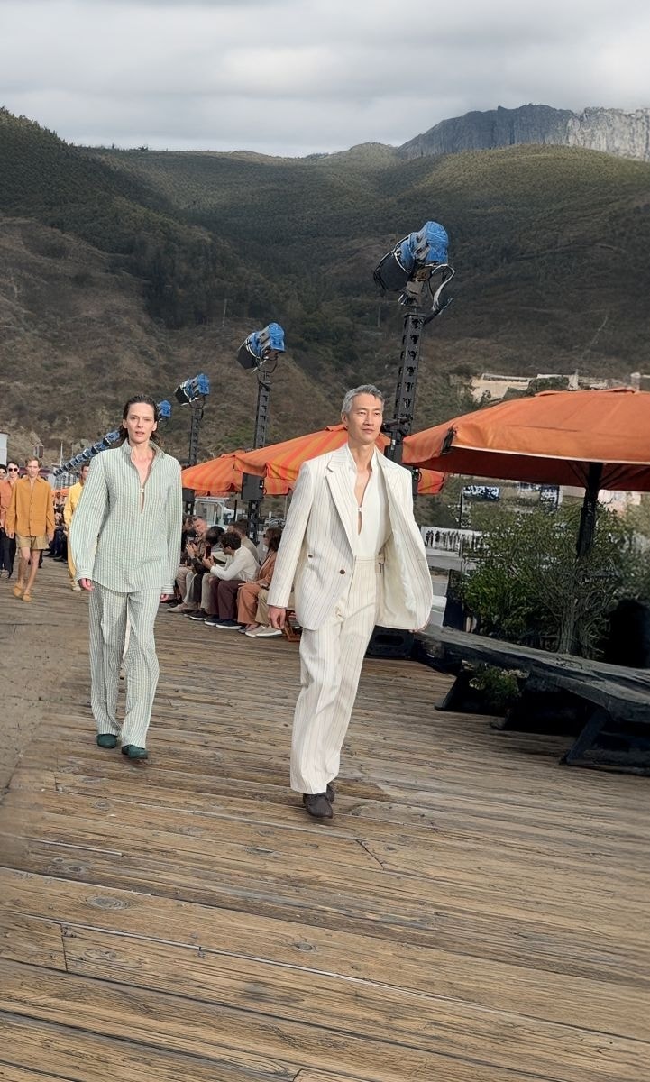 Un momento dello show di Zegna spring-summer 2027 (ph Stefano Roncato)