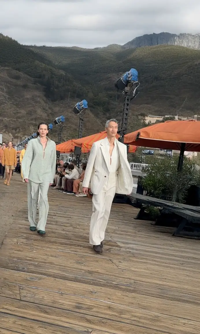 Un momento dello show di Zegna spring-summer 2027 (ph Stefano Roncato)