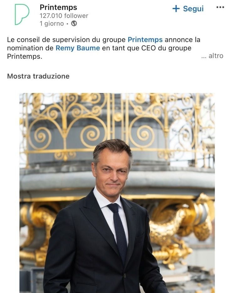 Rémy Baume (ph LinkedIn @printemps)