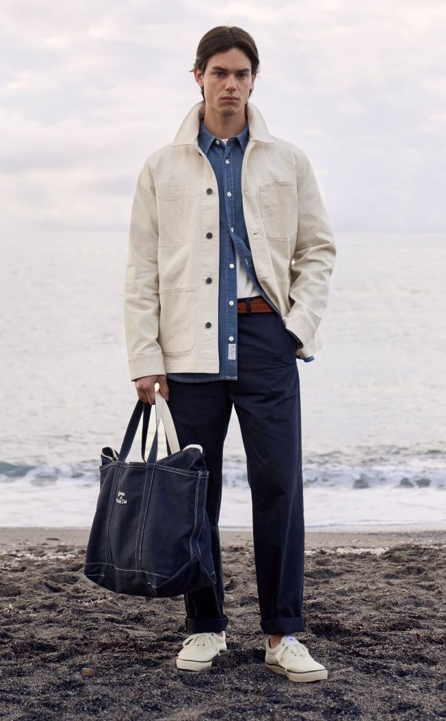Un look Sebago spring-summer 2026 (courtesy Sebago)