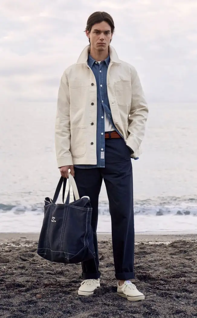 Un look Sebago spring-summer 2026 (courtesy Sebago)