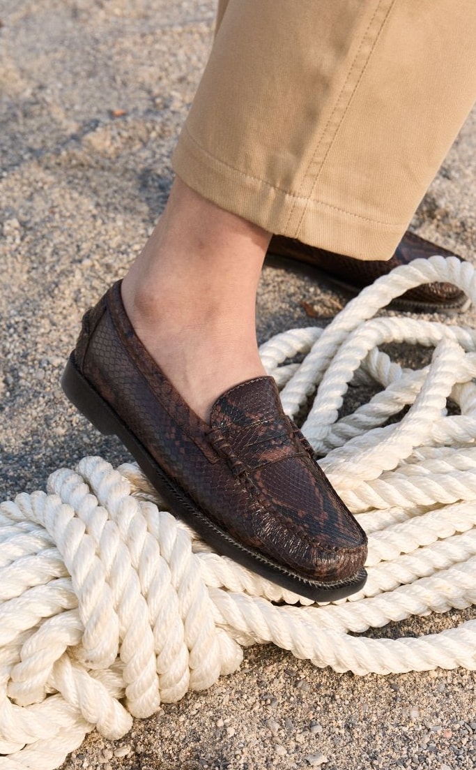 Un mocassino Sebago spring-summer 2026 (courtesy Sebago)