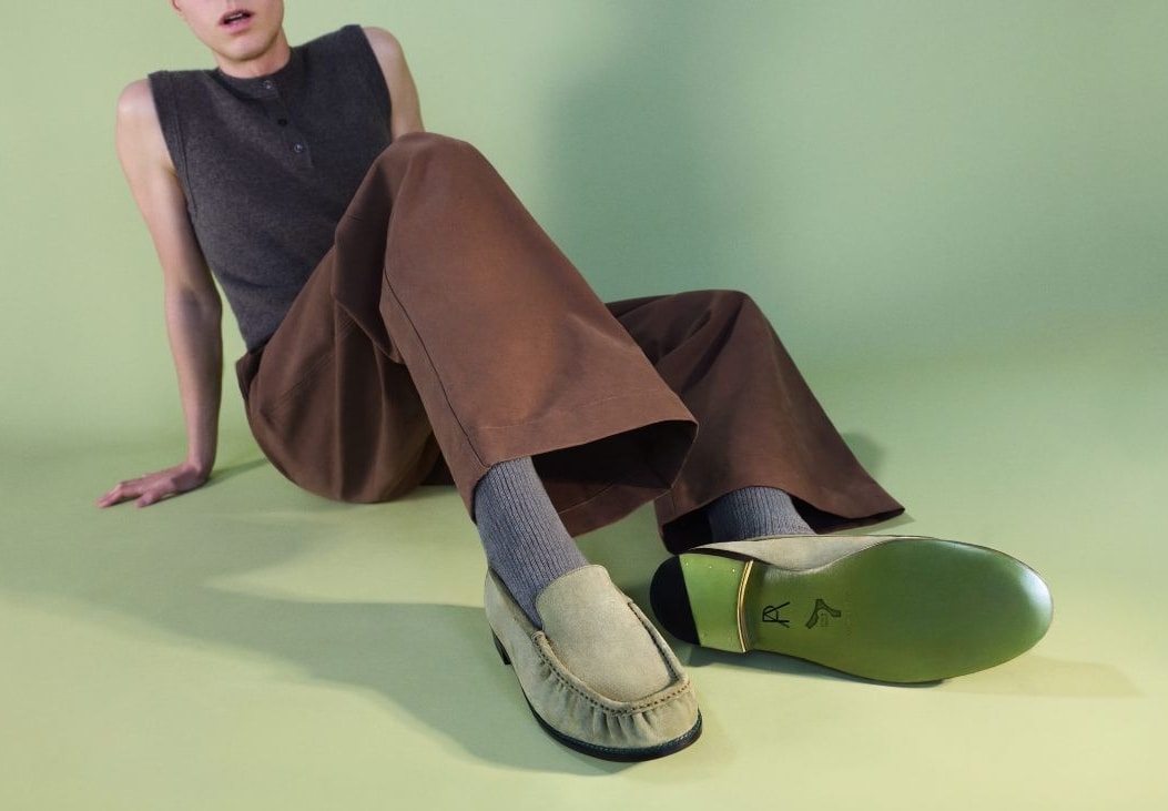 Uno scatto del progetto di Paul Andrew x Cuoio di Toscana presentato a Pitti uomo 110 (courtesy Cuoio di Toscana)