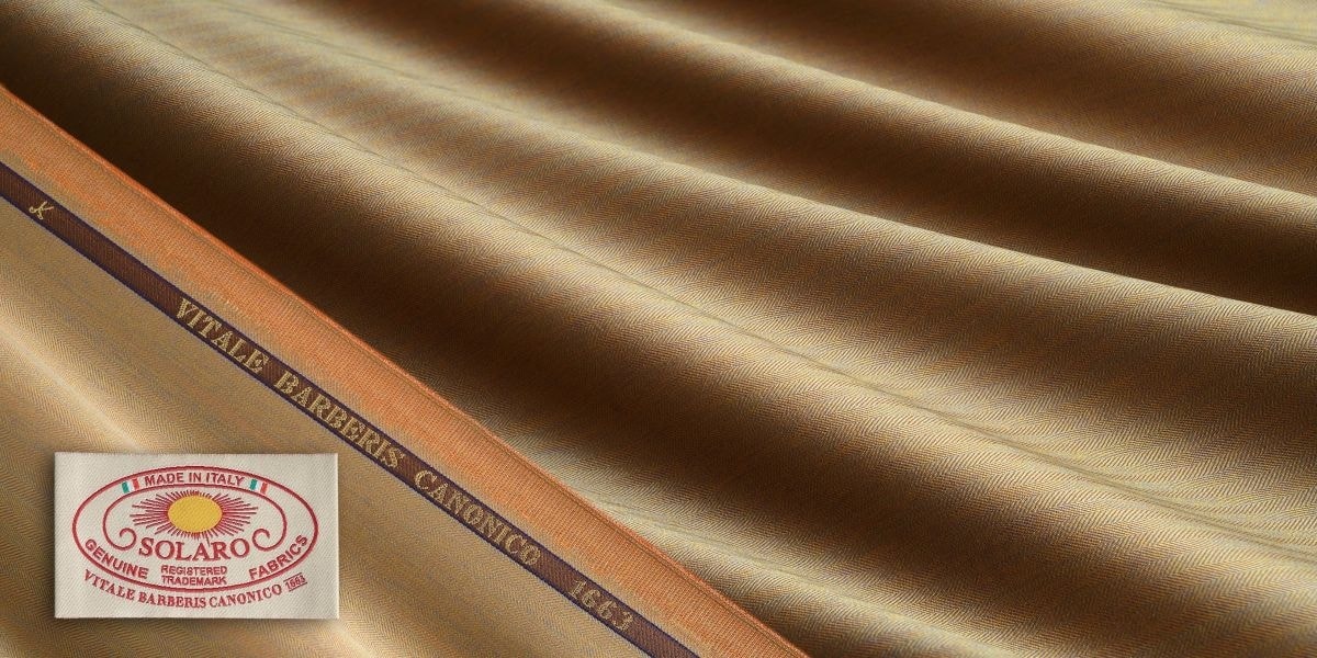 Un'immagine del tessuto Solaro prodotto da Vitale Barberis Canonico (courtesy Vitale Barberis Canonico)