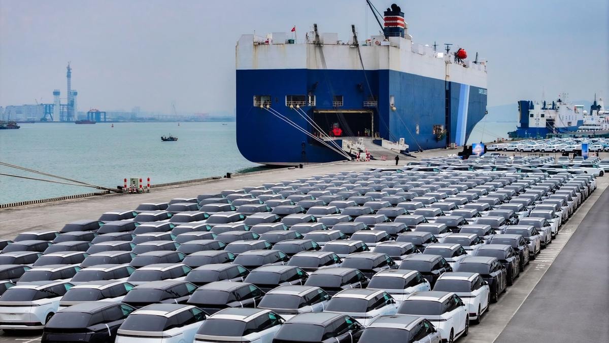 Auto, export dalla Cina record a maggio: +73% a 800 mila unità grazie al boom dell’elettrico