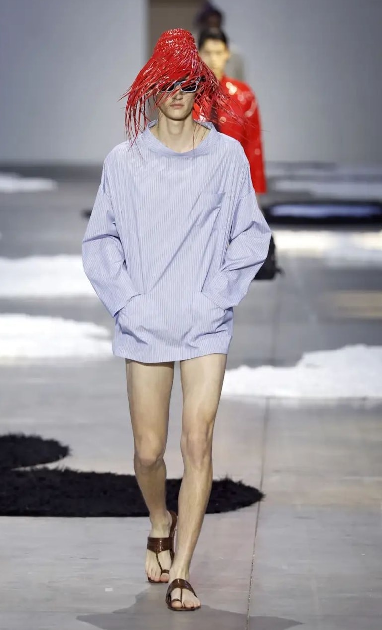 Un look Prada spring-summer 2026 (courtesy Prada)