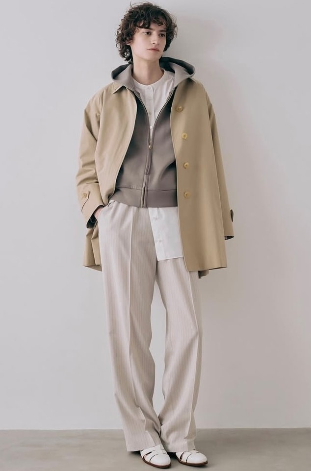 Un look Sanyocoat spring-summer 2027 (courtesy J Quality)