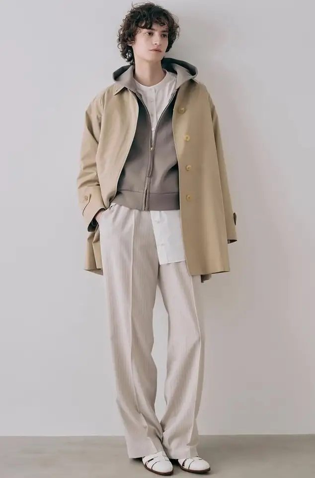 Un look Sanyocoat spring-summer 2027 (courtesy J Quality)