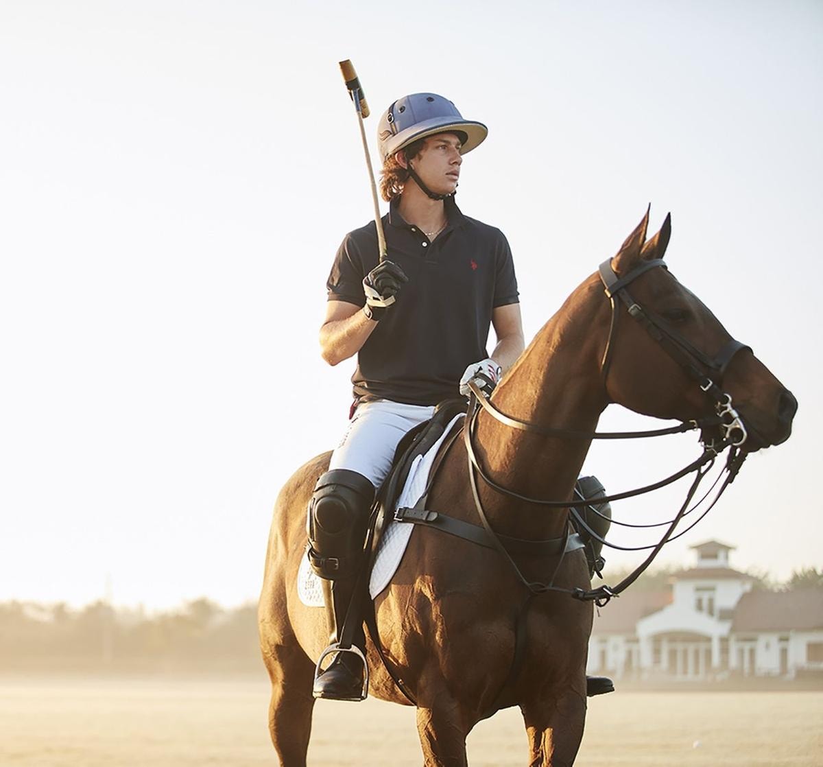 Una campagna U.S. Polo assn. (courtesy U.S. Polo assn.)
