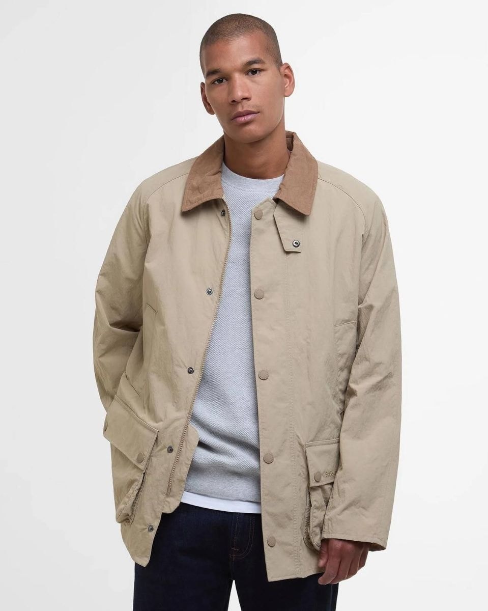 Un look Baracuta spring-summer 2027 (courtesy WP Lavori in corso)