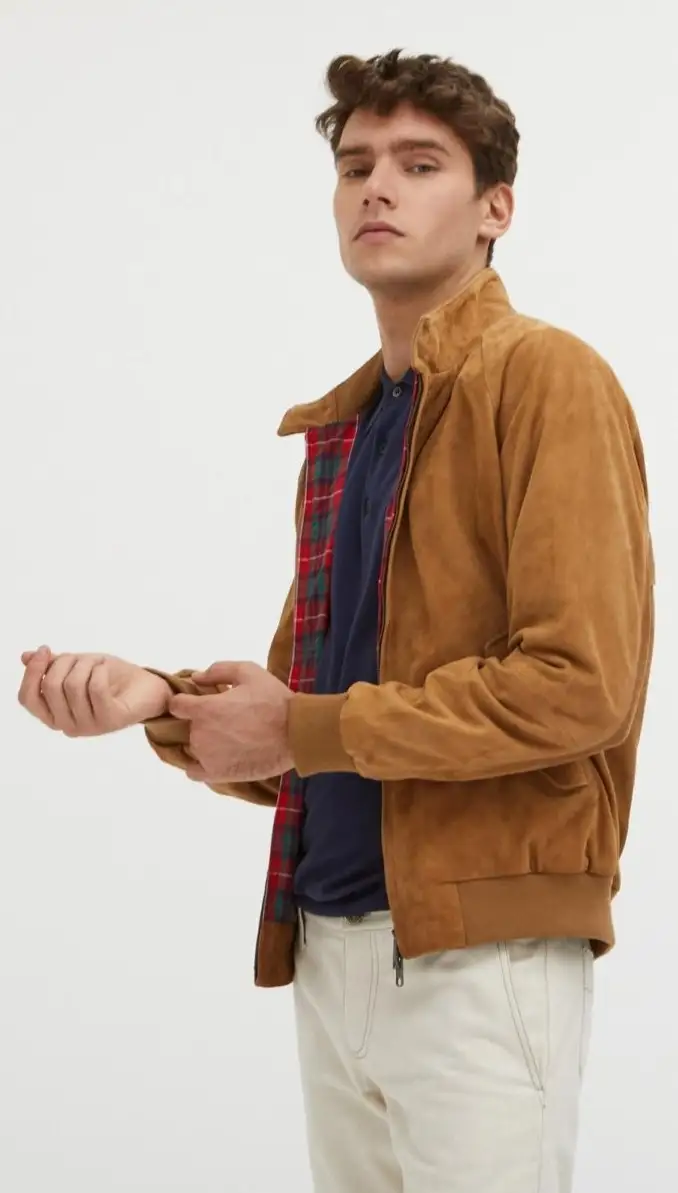 Un look Barbour spring-summer 2027 (courtesy WP Lavori in corso)