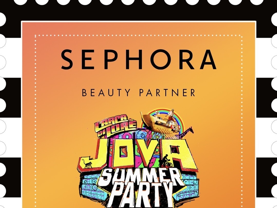 La locandina di Sephora x Jova summer party (courtesy Sephora)