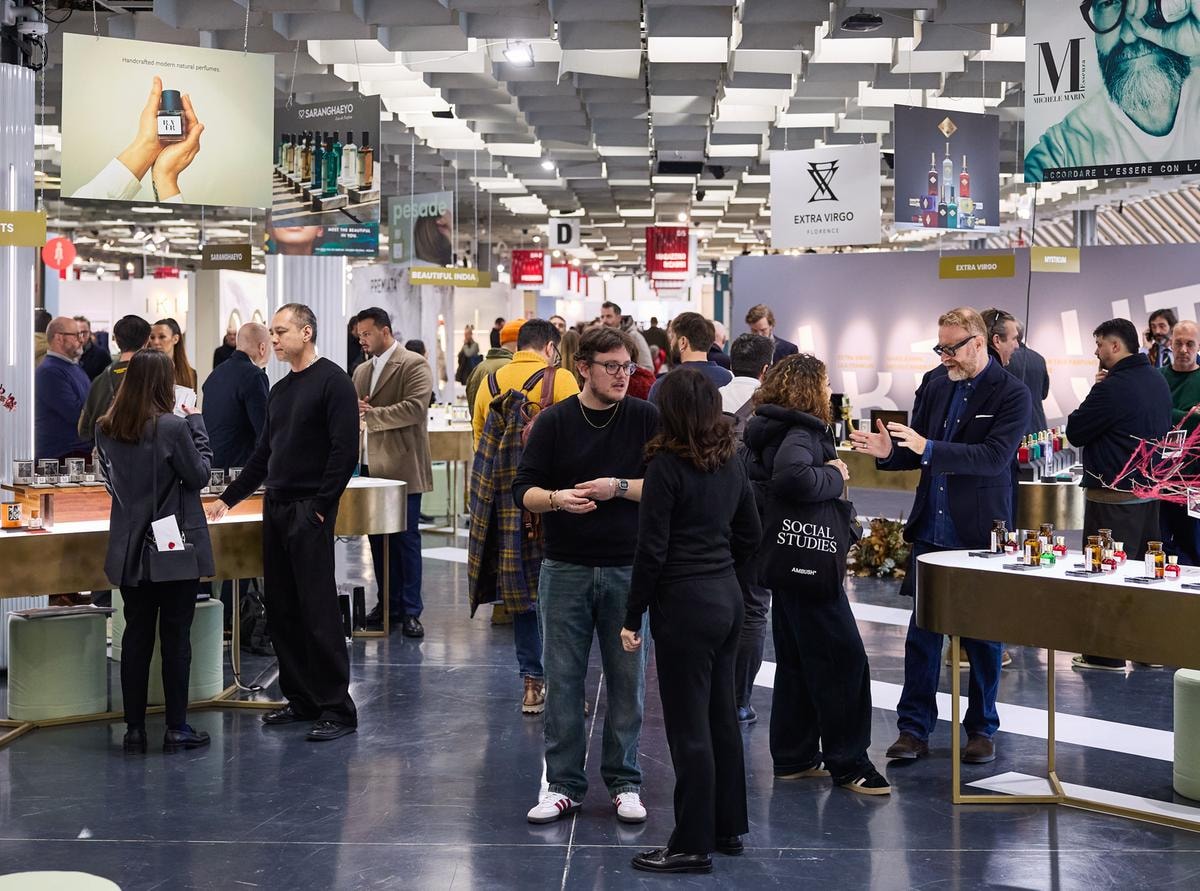 Un momento della prima edizione di Hi beauty, a Pitti uomo 109 (courtesy Pitti immagine)