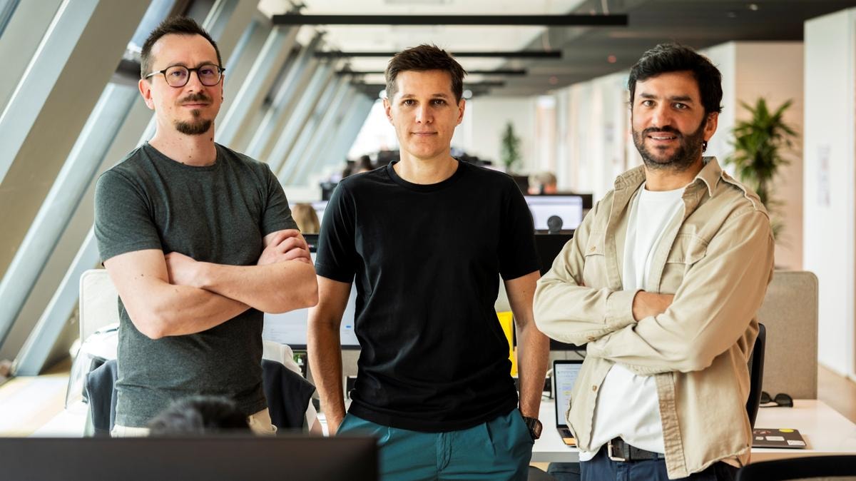 Samuele Pinta, Dario Brignone e Alberto Dalmasso, co founder Satispay