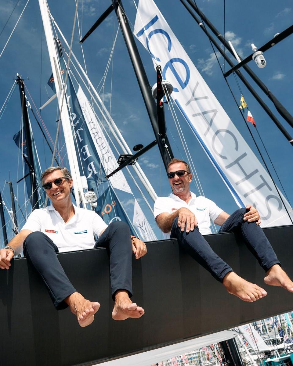 Da sinistra, Paolo Colurcio, fondatore di Corso mille e Marco Malgara, fondatore di Ice yachts (courtesy Corso mille)