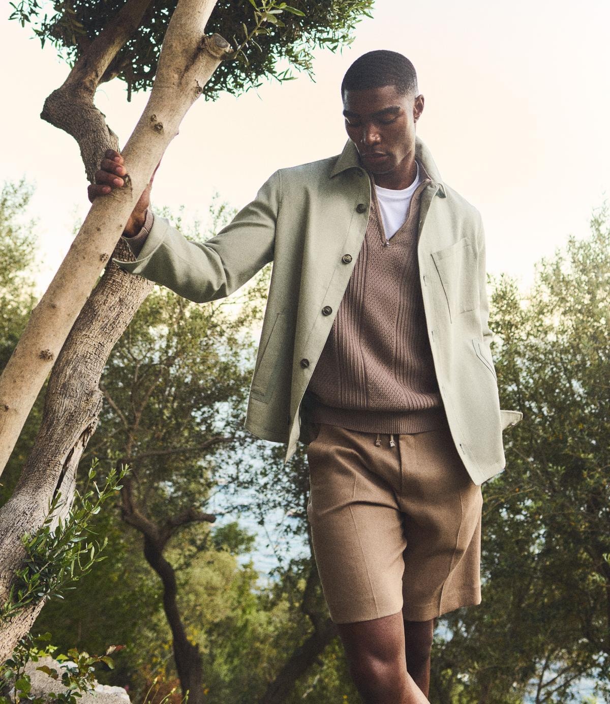 Un look Brett Johnson primavera-estate 2027 (courtesy Brett Johnson)