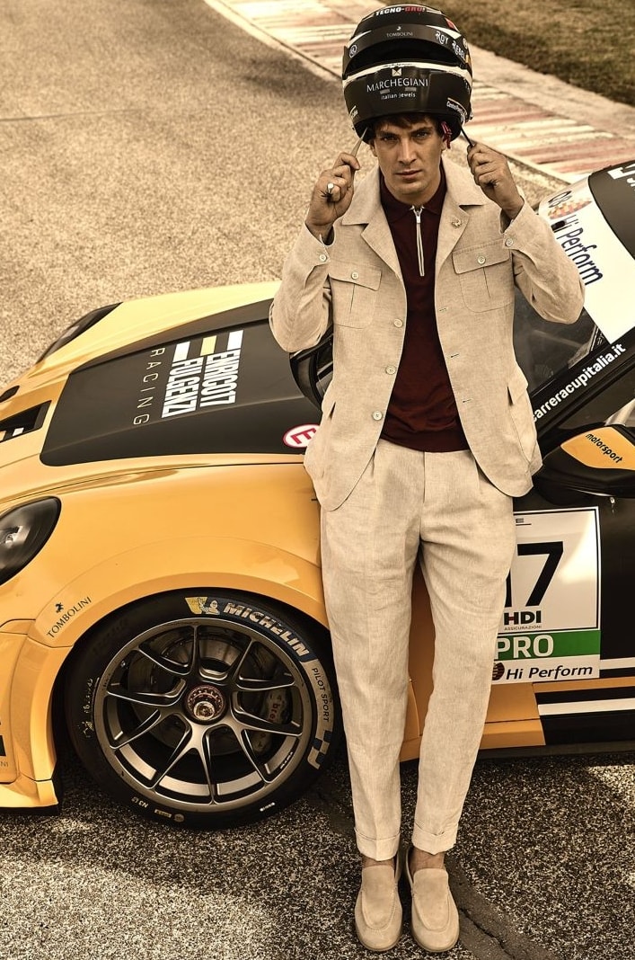 Un look Tombolini spring-summer 2027 (courtesy Tombolini)