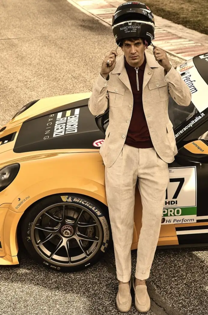 Un look Tombolini spring-summer 2027 (courtesy Tombolini)