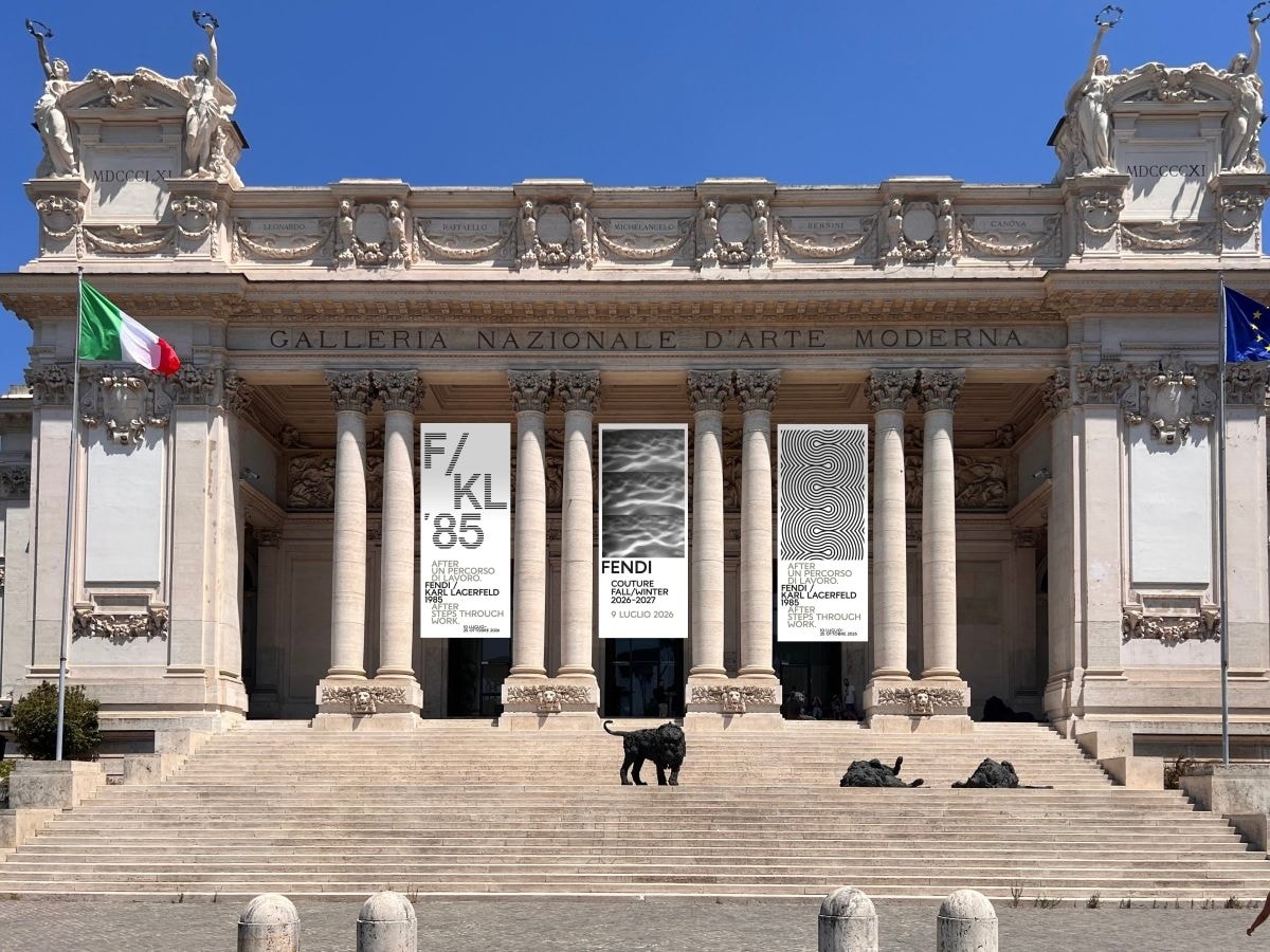 La Galleria nazionale d'arte moderna e contemporanea a Roma (courtesy Fendi)