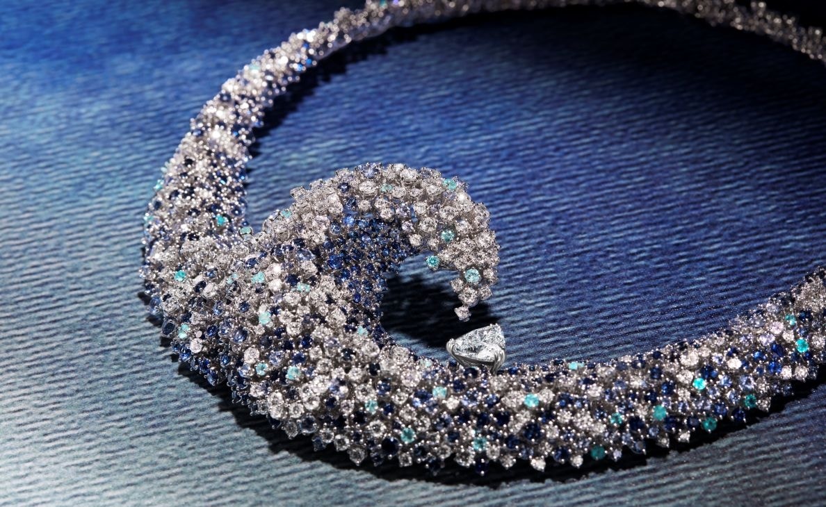 Collier Impetuosa ispirato a Hokusai (courtesy Damiani)