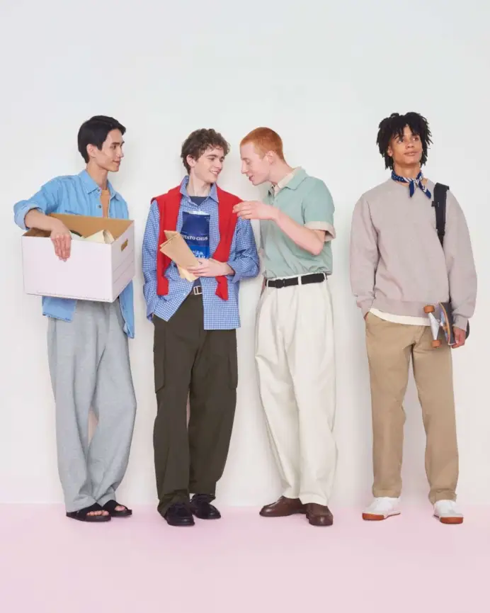 Un'immagine della campagna spring-summer 2026 (courtesy Fast retailing)