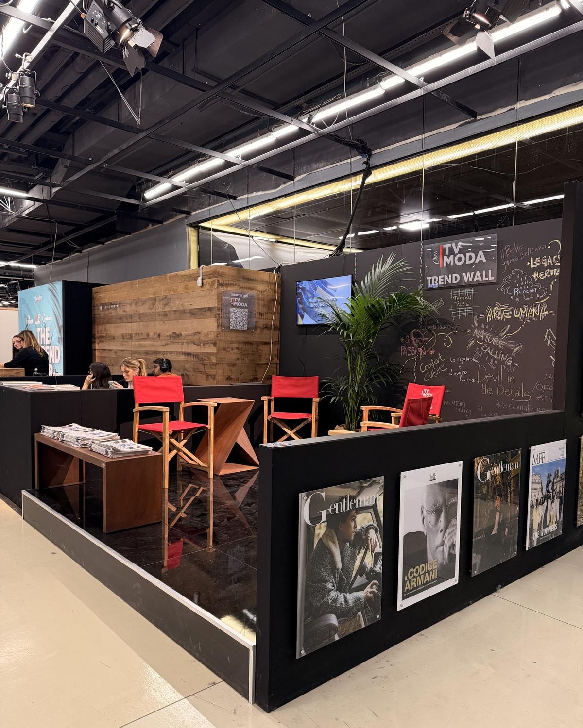 Lo stand di Class Editori a Pitti uomo 109 (courtesy Class Editori)