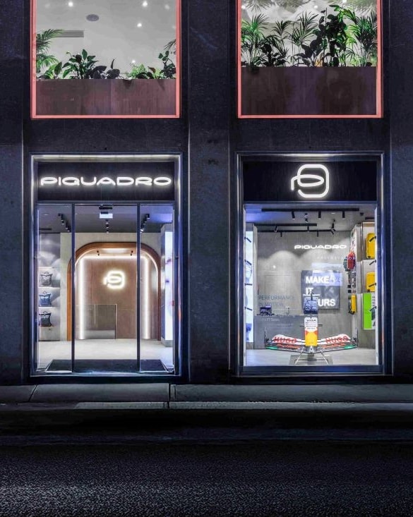 Il flagship store di Piquadro a Milano (courtesy Piquadro)