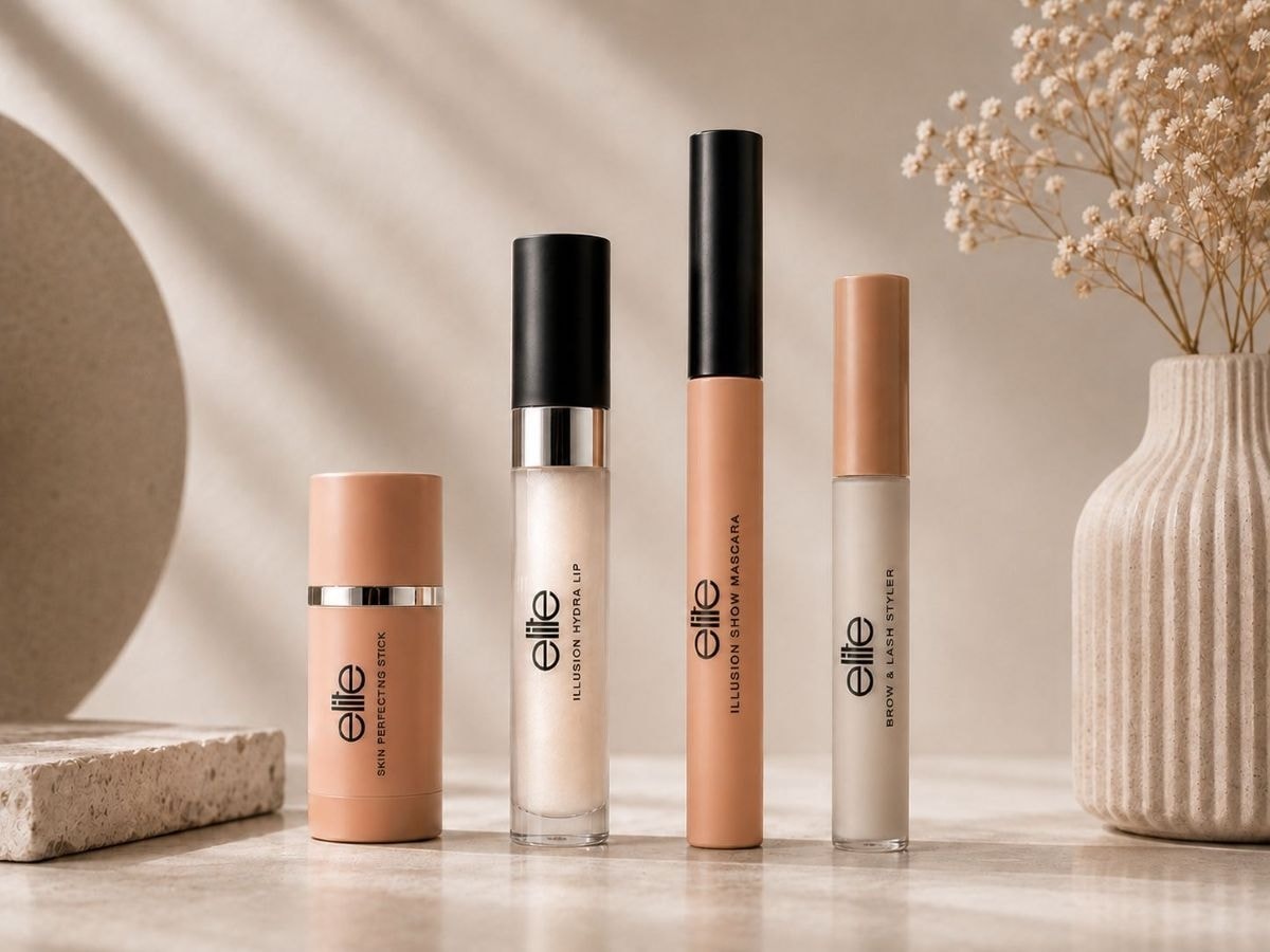 Un'immagine della linea Runway essentials di Elite x Arval cosmetici (courtesy Elite world group)