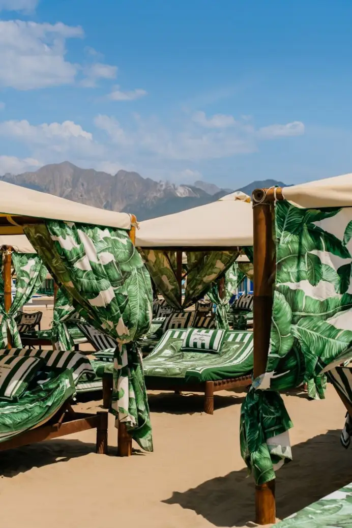 Una foto del Twiga beach club (courtesy Dolce&Gabbana)