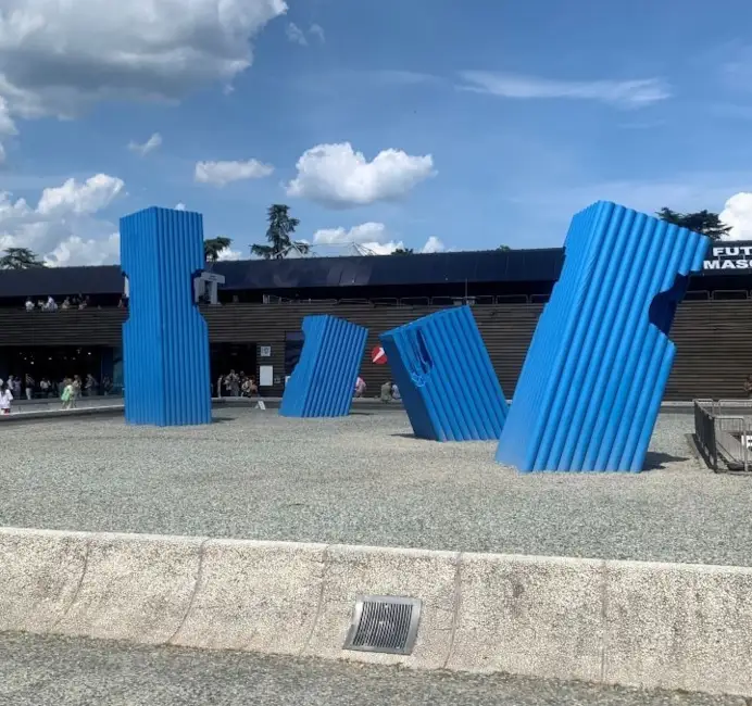 L'installazione di Pitti uomo (courtesy Pitti immagine)