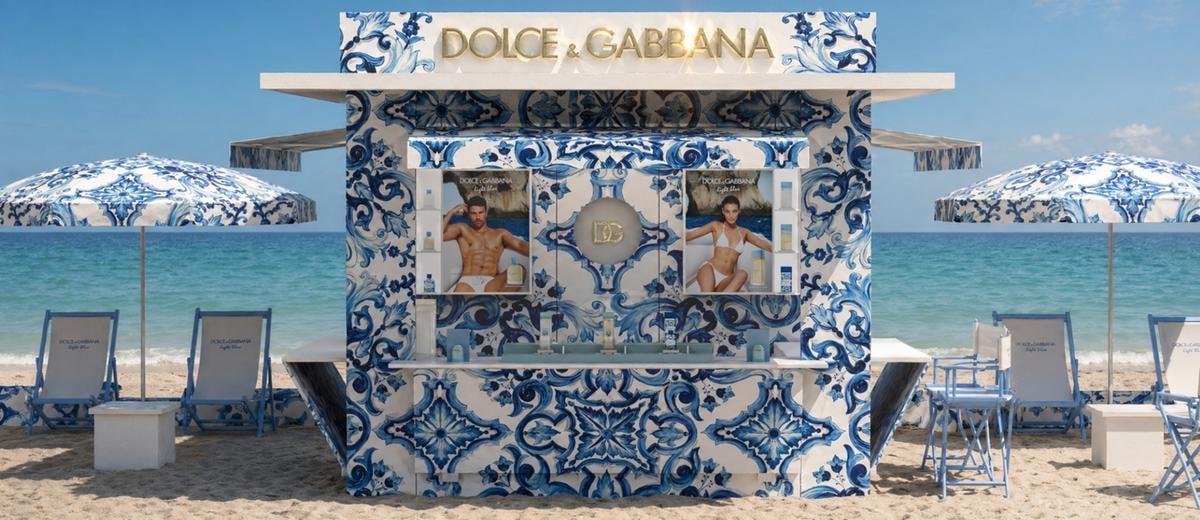 Un render del pop-up di Dolce&Gabbana (courtesy Dolce&Gabbana)
