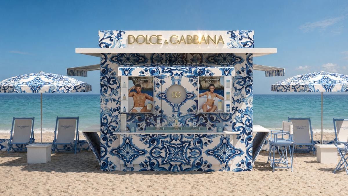 Un render del pop-up di Dolce&Gabbana (courtesy Dolce&Gabbana)