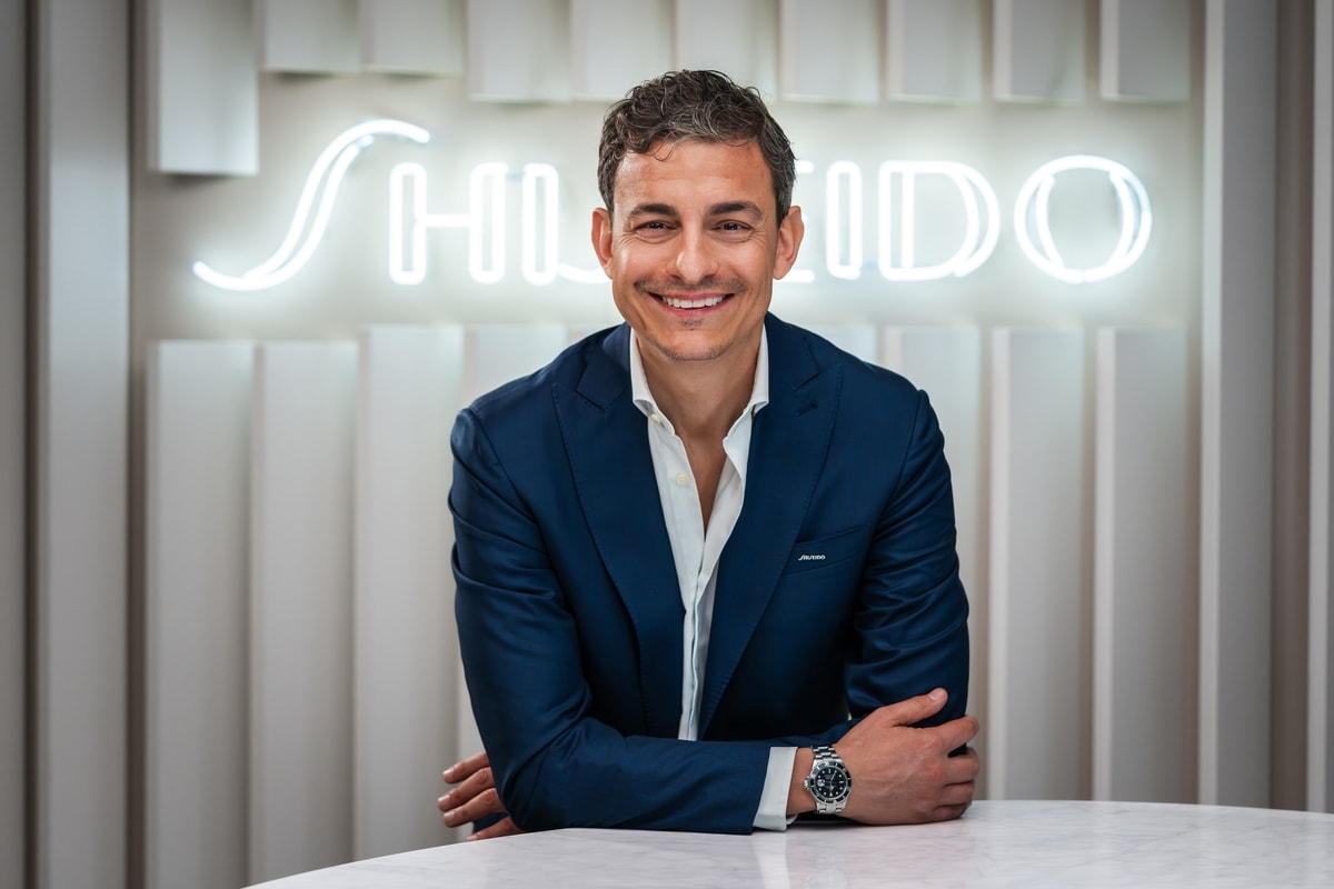 Un ritratto di Riccardo Mascambruno (courtesy Shiseido)