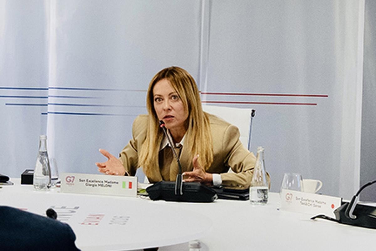 LA PRESIDENTE DEL CONSIGLIO GIORGIA MELONI