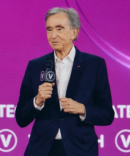 Bernard Arnault al Vivatech (ph Sara Haubel, courtesy Vivatech)