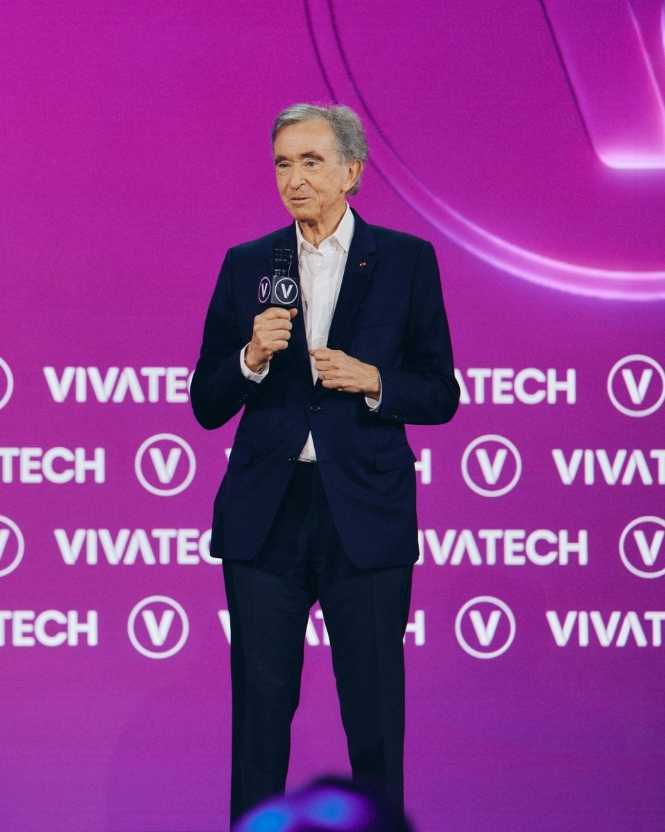 Bernard Arnault al Vivatech (ph Sara Haubel, courtesy Vivatech)