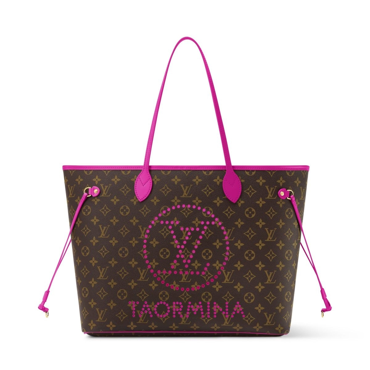 La borsa in limited edition Neverfull gm di Louis Vuitton dedicata a Taormina (courtesy Louis Vuitton)