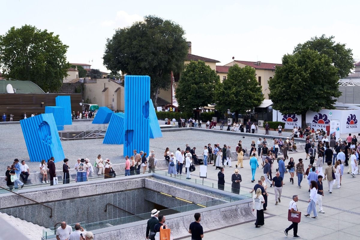 Uno scatto dell'edizione 110 di Pitti uomo (courtesy Pitti immagine)