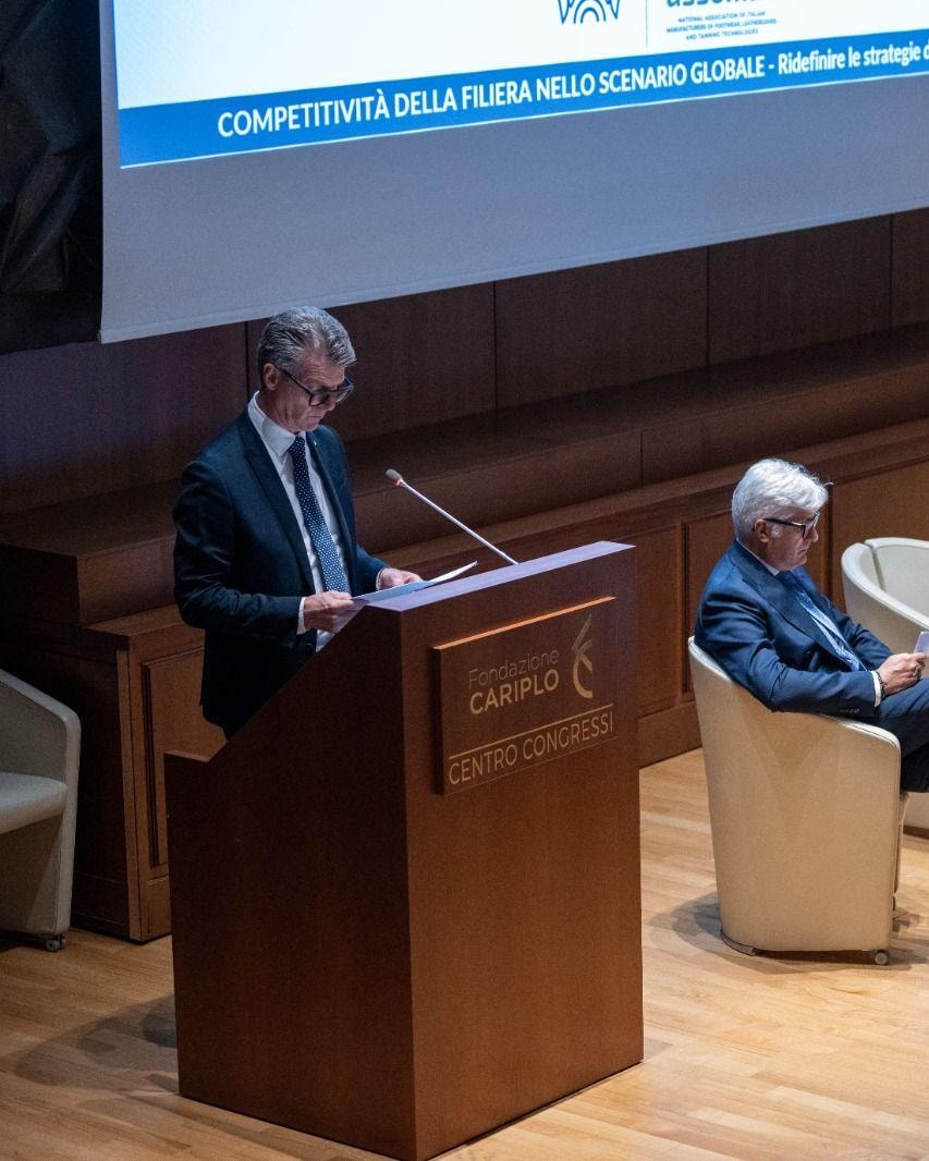Un'immagine dell'assemblea Assomac (courtesy Assomac)