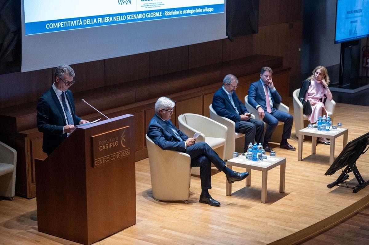 Un'immagine dell'assemblea Assomac (courtesy Assomac)