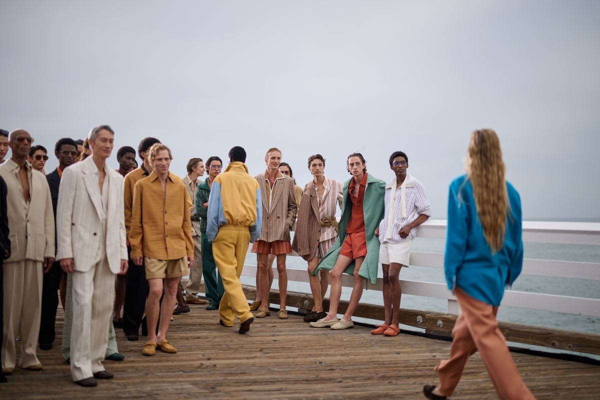 Un momento dello show spring-summer 2027 di Zegna (courtesy Zegna)