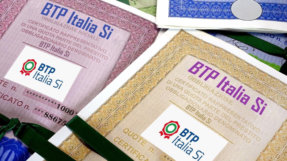 Btp Italia Sì, il collocamento si chiude con 8,8 miliardi di ordini da 281 mila italiani. Il Mef conferma il tasso minimo all’1,6%