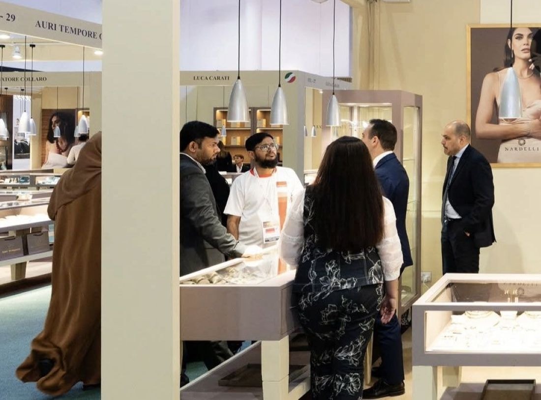 La fiera Watch & jewellery Middle East show di Sharjah (courtesy Artex)