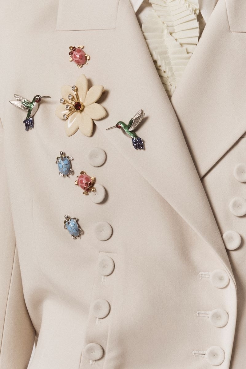 un dettaglio di un look Vivetta pre-collezione primavera-estate 2027 (courtesy Vivetta)